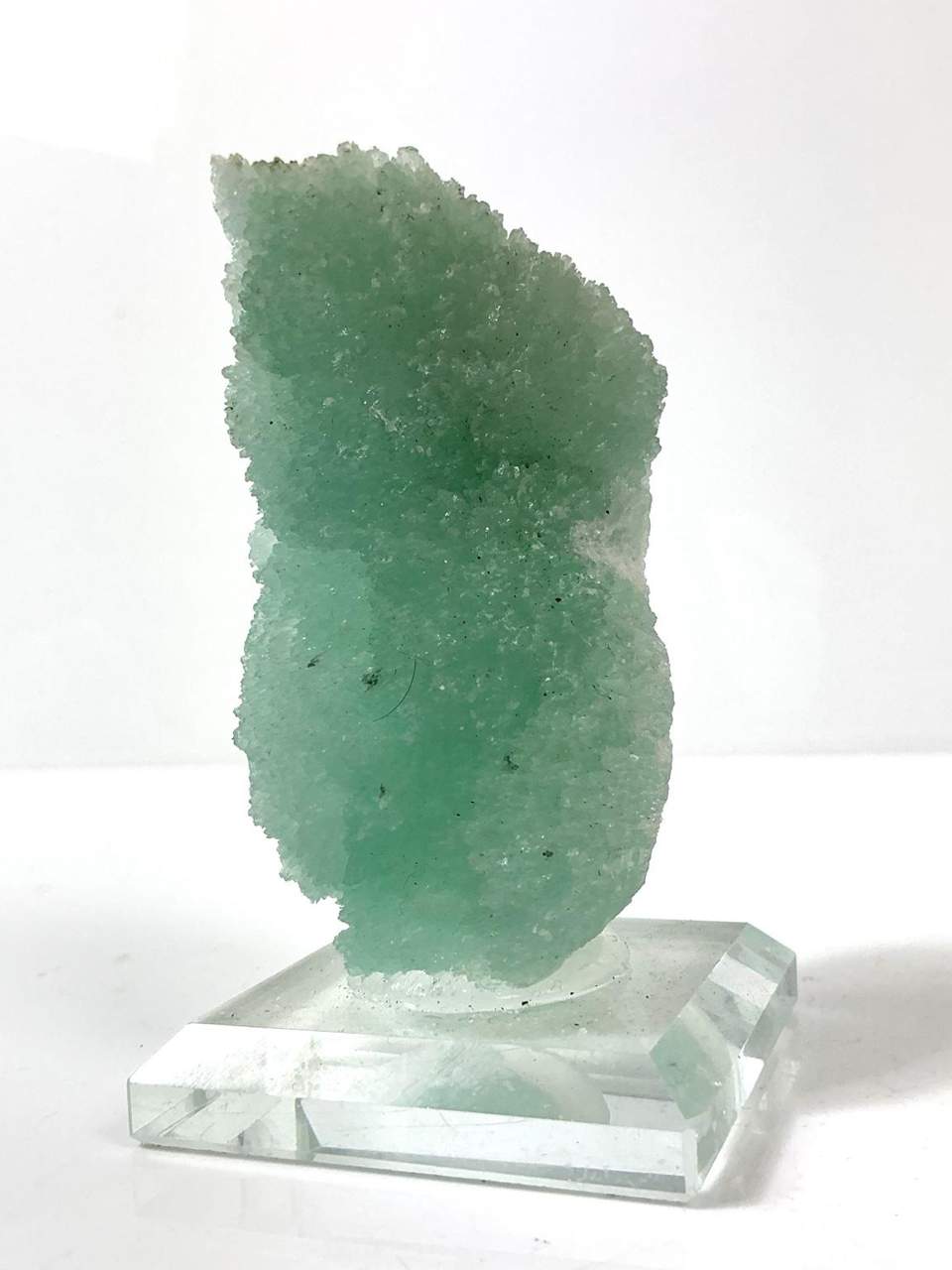 Mint-green Aragonite from Wenshan Zinc Mine, China