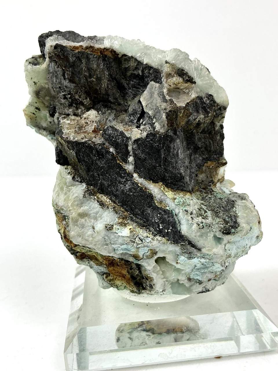 Green Aragonite, natural view 2 of 5