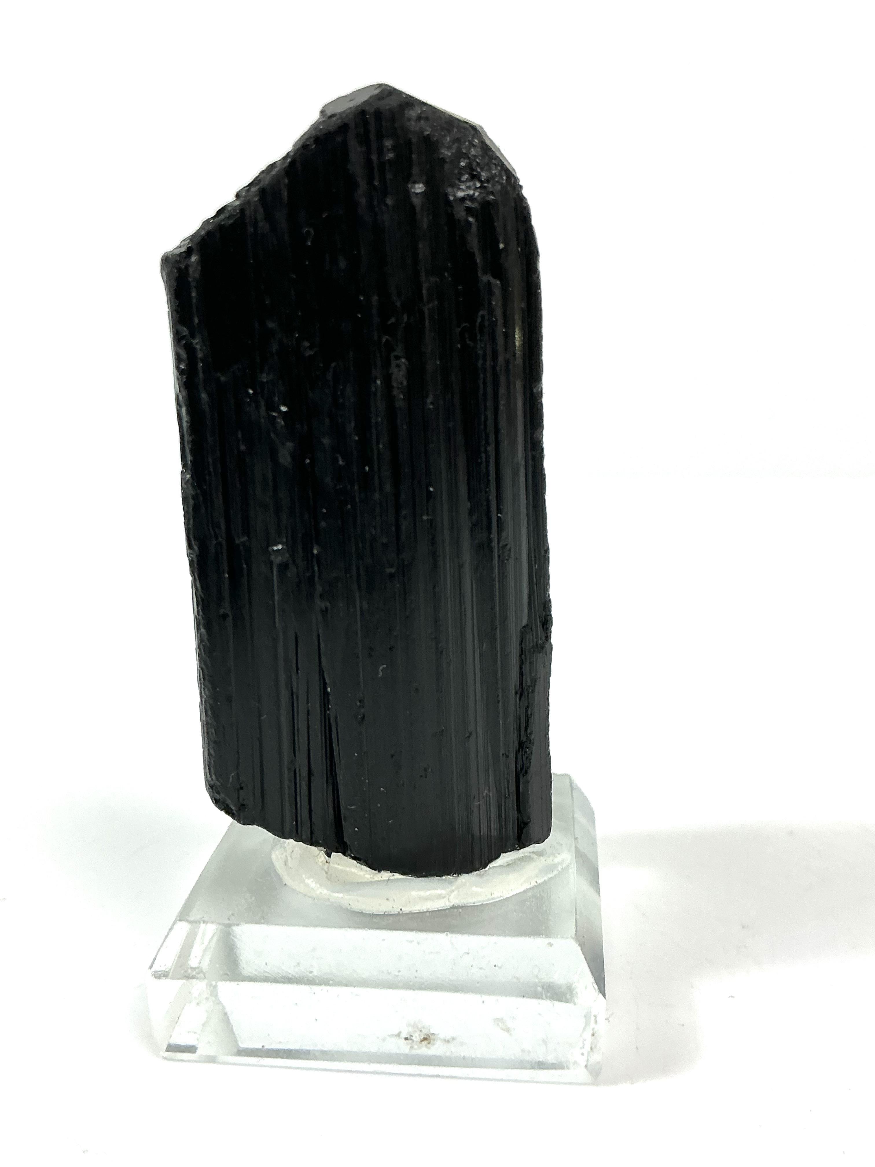 5 of 5: alternate view of the 55 g Black Tourmaline specimen