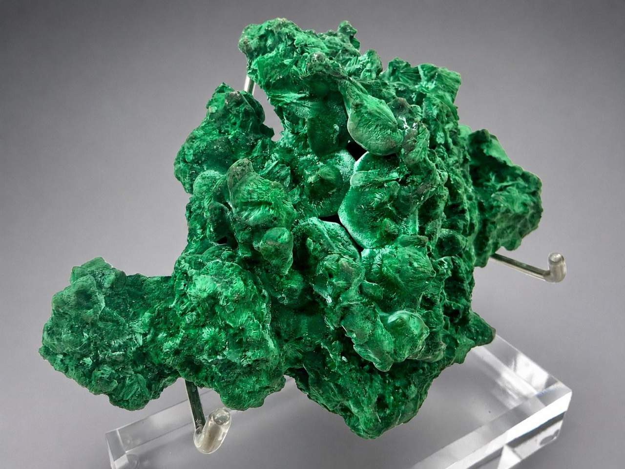 Green botryoidal Malachite specimen