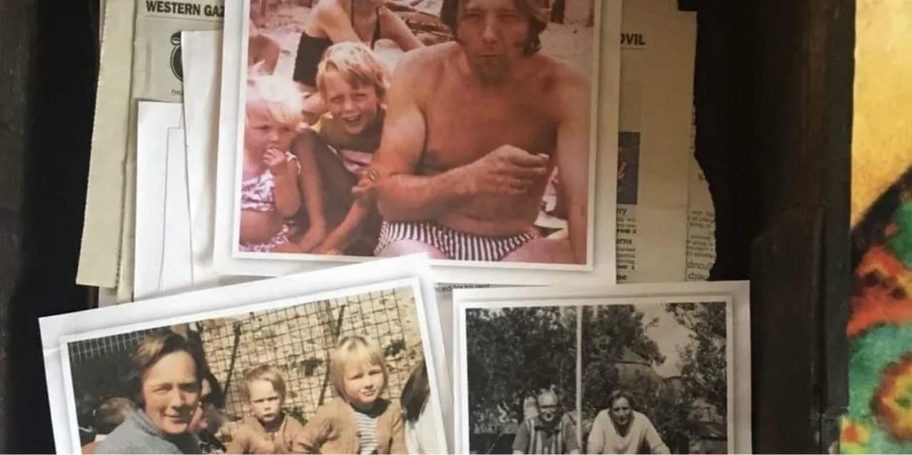 A collection of family photographs from earlier years