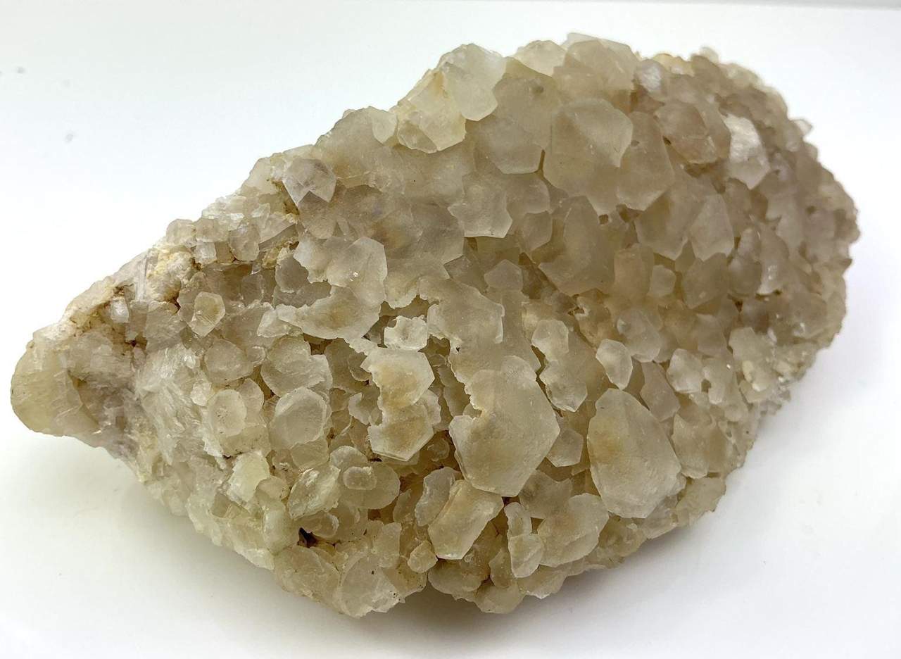 View 3 of the exact Crewkerne Hill Calcite specimen, showing crystal detail and another angle