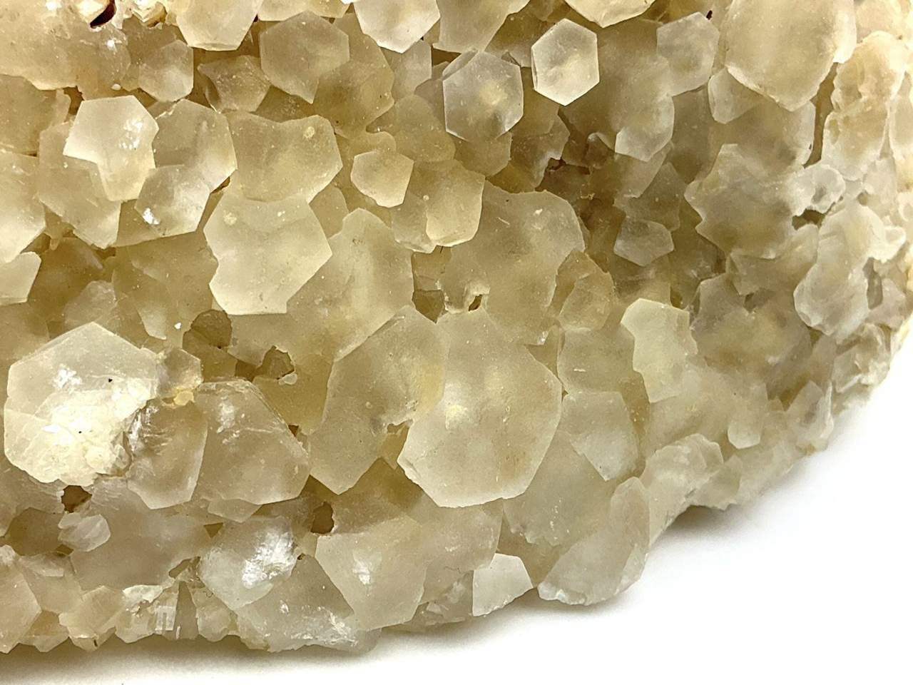 View 4 of the exact Crewkerne Hill Calcite specimen, showing crystal detail and another angle
