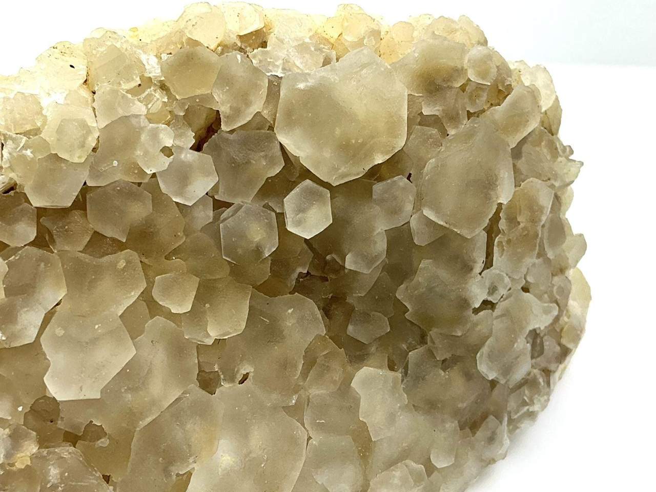 View 5 of the exact Crewkerne Hill Calcite specimen, showing crystal detail and another angle