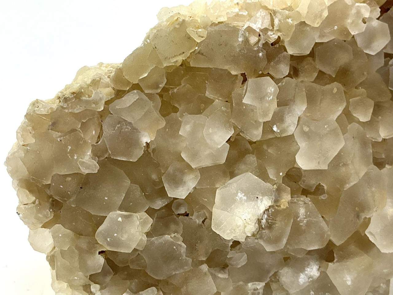 View 6 of the exact Crewkerne Hill Calcite specimen, showing crystal detail and another angle