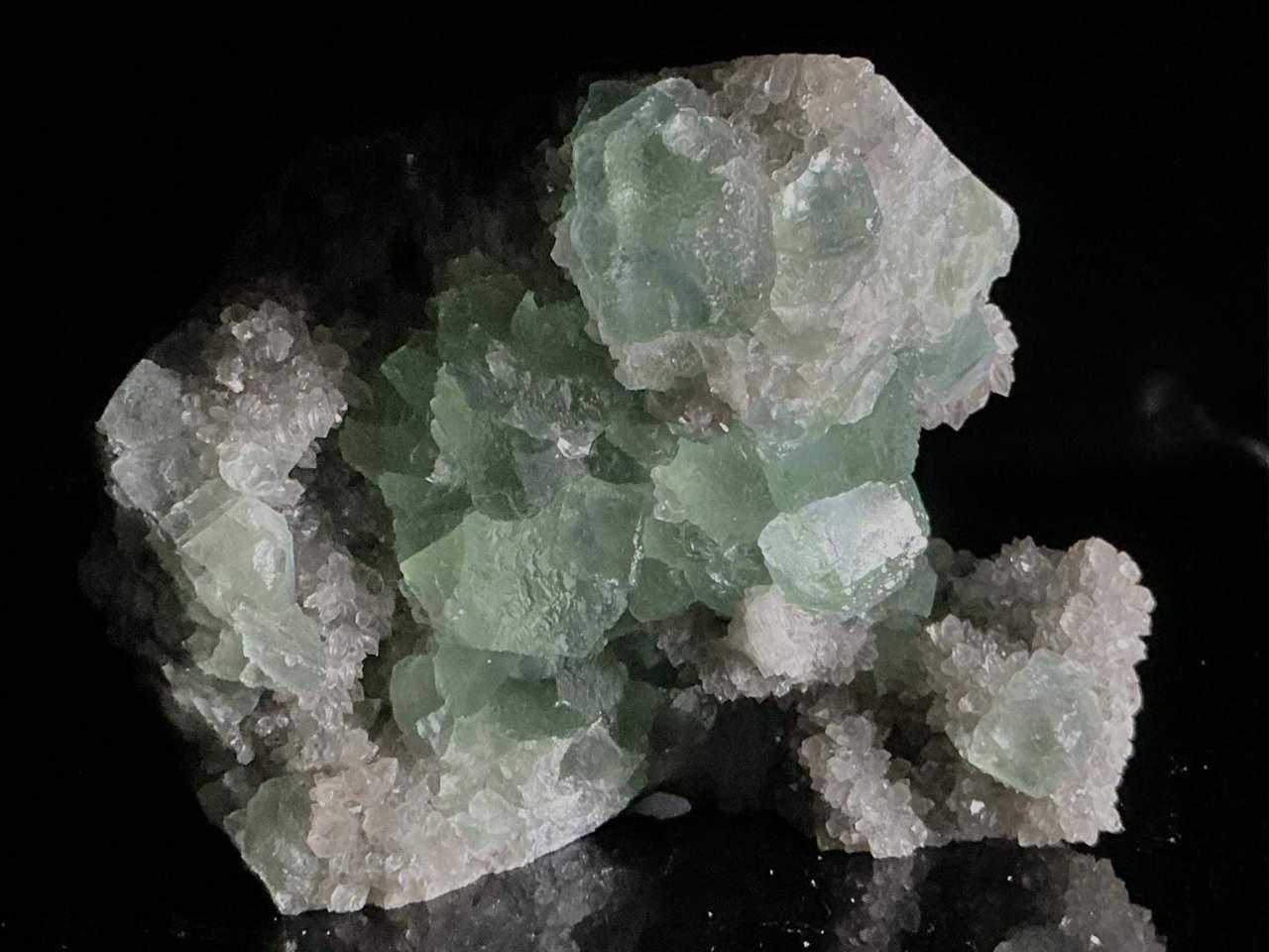 Fluorite with Quartz, view 3 of 5