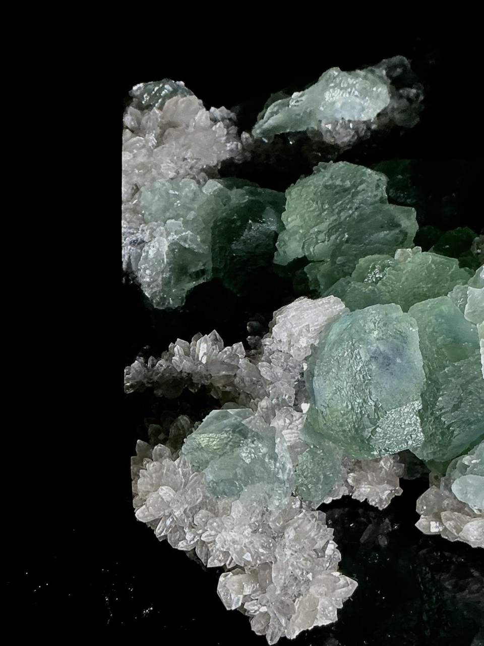 Fluorite with Quartz, view 4 of 5
