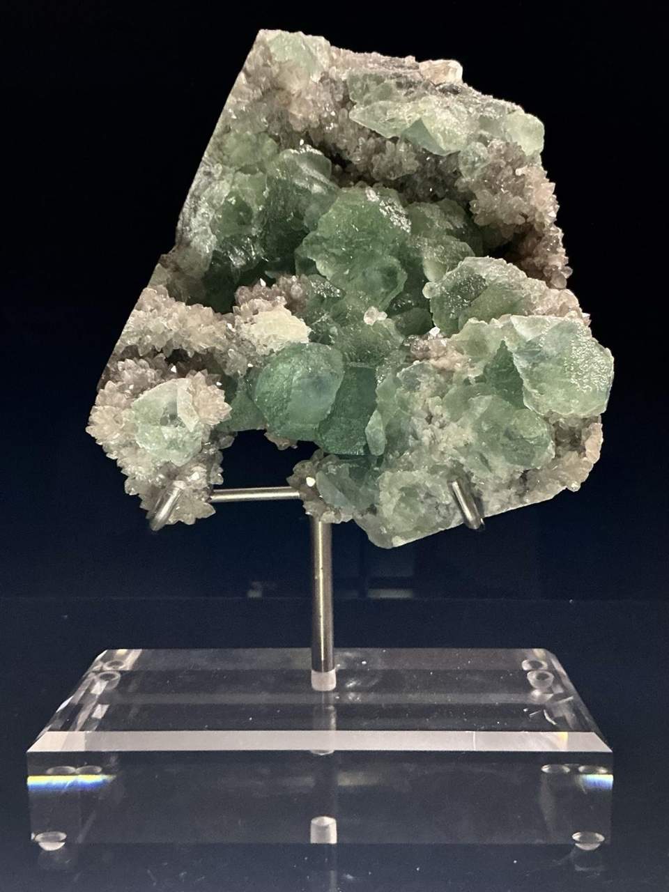 Fluorite with Quartz, view 5 of 5