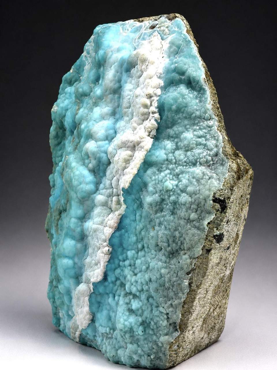 Sky blue botryoidal Hemimorphite specimen