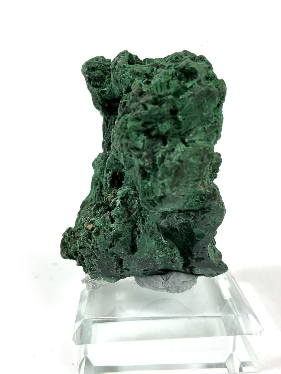 2 of 5: alternate view of the 78 g botryoidal Malachite specimen