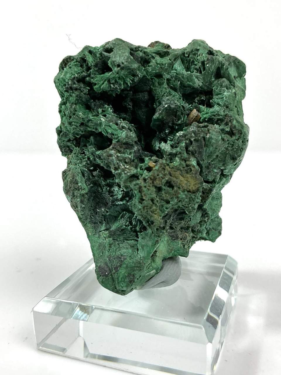 3 of 5: alternate view of the 78 g botryoidal Malachite specimen
