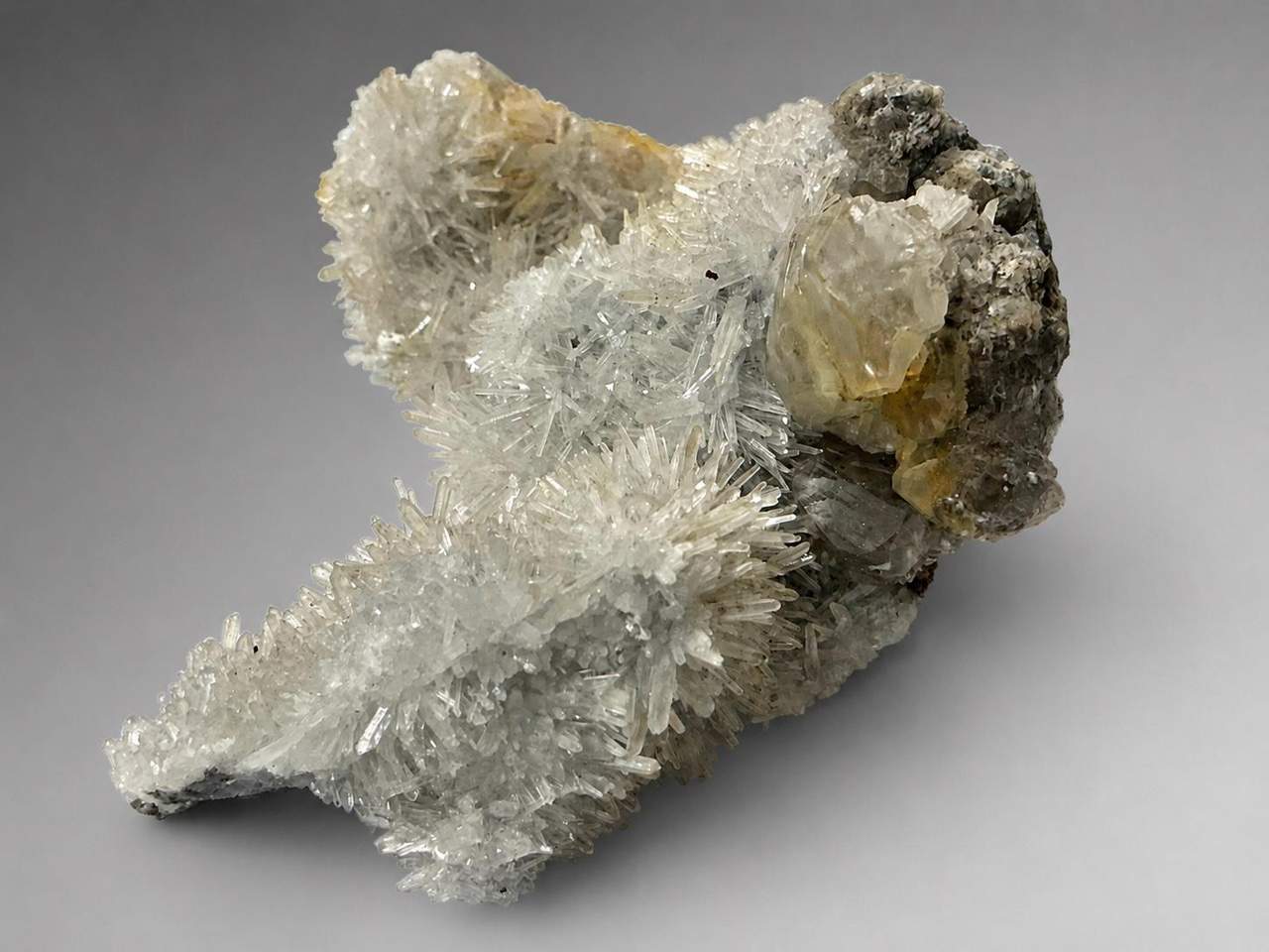 Needle Quartz with Calcite, view 5 of 8