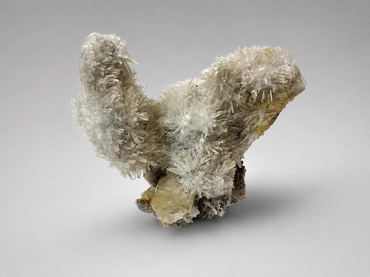 Needle Quartz with Calcite, view 7 of 8