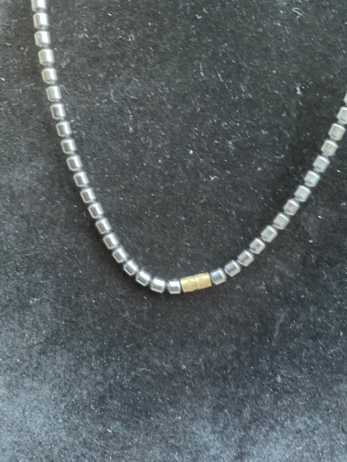 Hematite Necklace — 50 cm — view 2