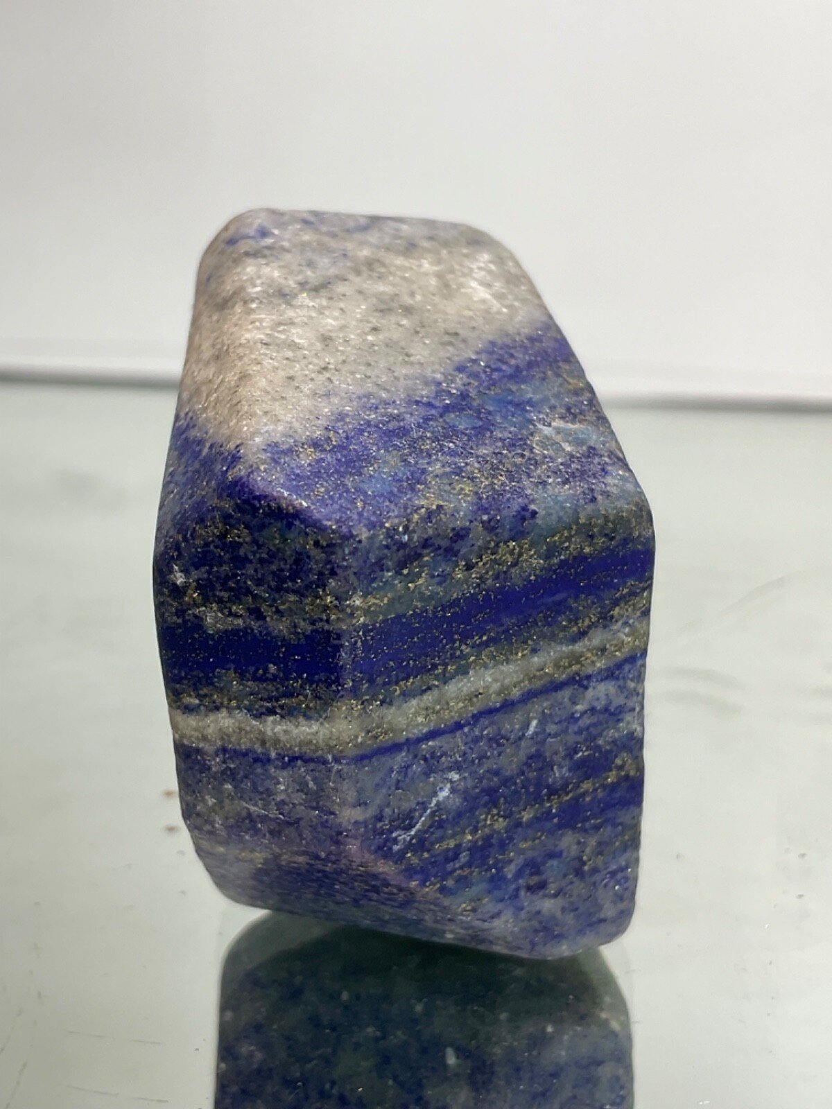 Polished Lapis Lazuli with Pyrite — Afghanistan — 133 g — view 4