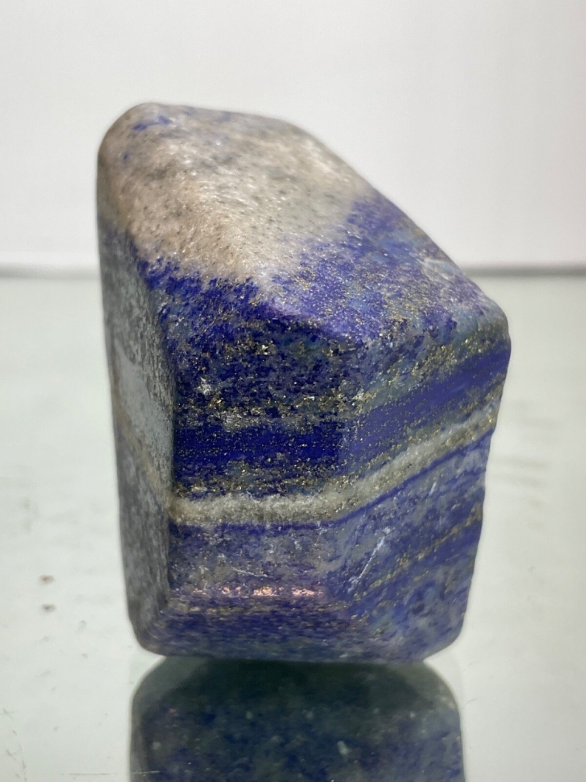 Polished Lapis Lazuli with Pyrite — Afghanistan — 133 g — view 5
