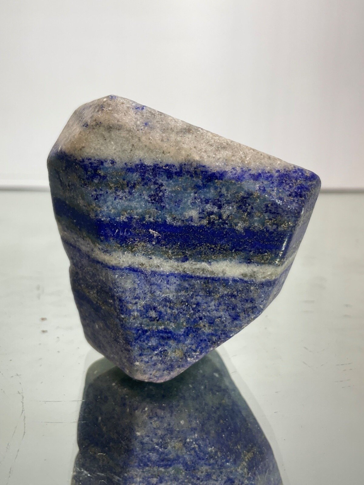 Polished Lapis Lazuli with Pyrite — Afghanistan — 133 g — view 6