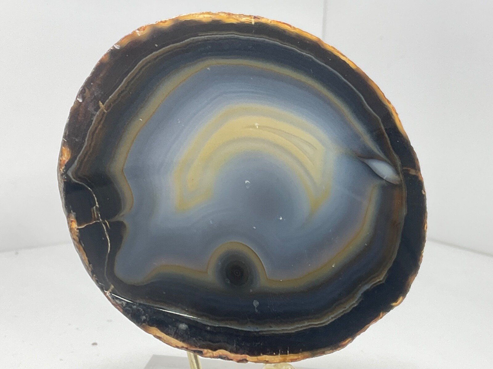 Agate Geode with Polished Face — Botswana — 618 g