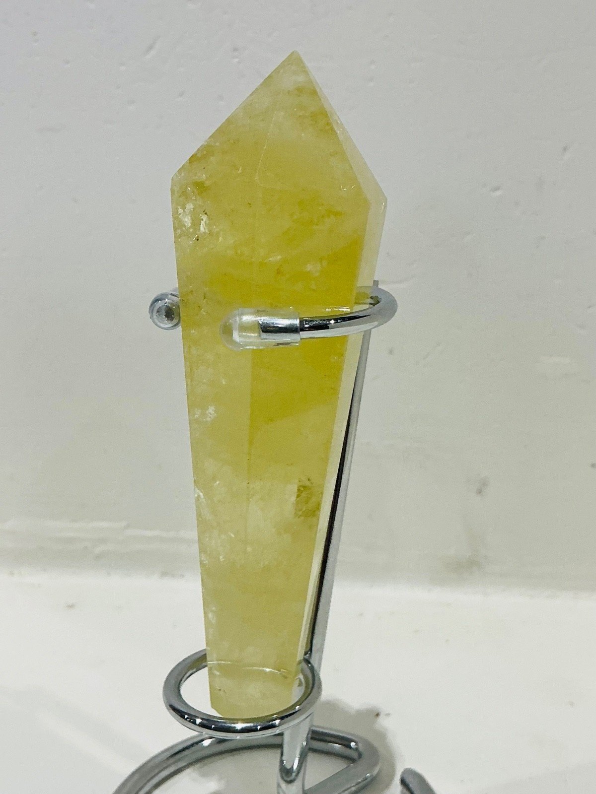 Citrine Quartz Sceptre Tower with Stand — 12 cm — 151 g — view 6