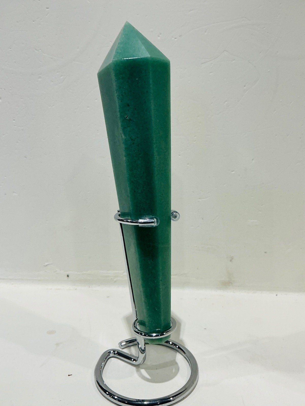 Green Aventurine Sceptre Tower with Stand — 17.4 cm — 250 g — view 4