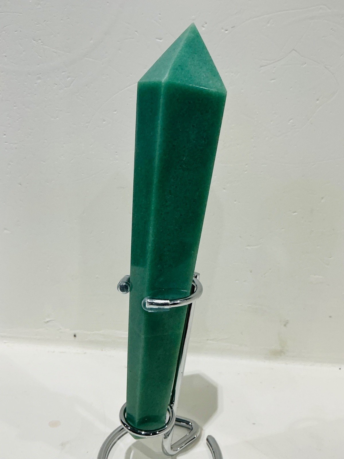 Green Aventurine Sceptre Tower with Stand — 17.4 cm — 250 g — view 6