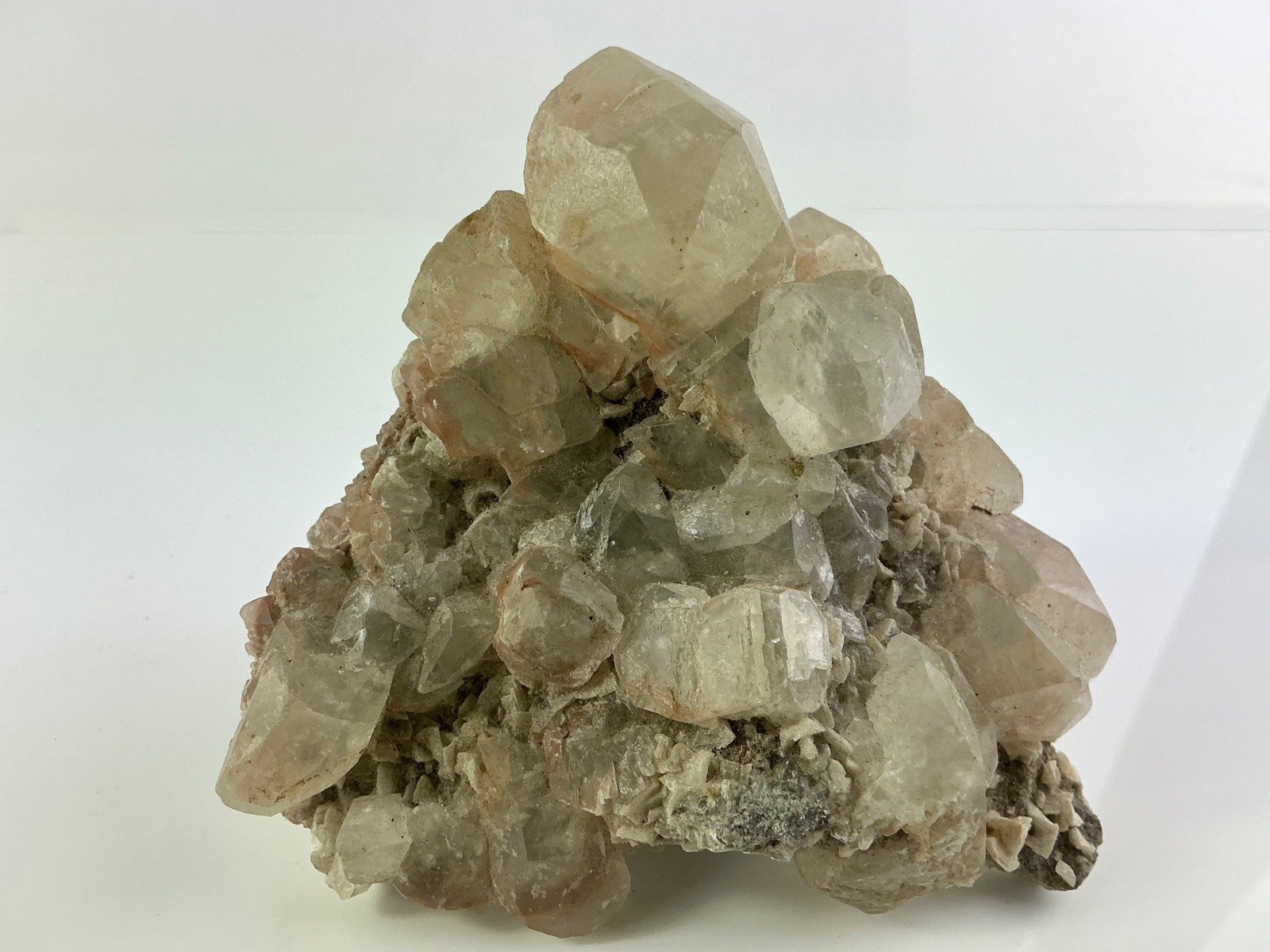 Calcite with Muscovite on Dolomite — Pakistan — 375 g — view 2