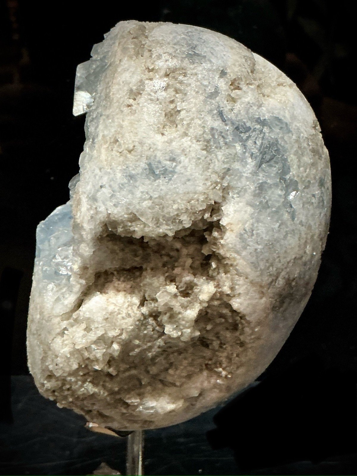 Celestite Geode with Display Stand — Madagascar — 1.460 kg — view 5
