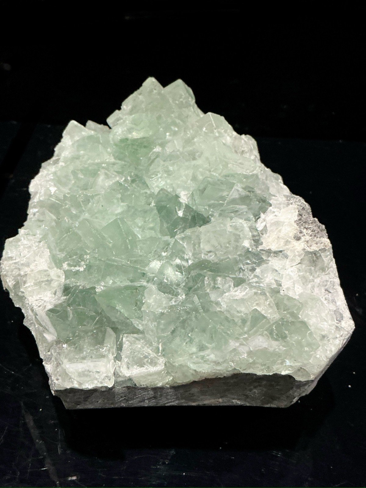 Green Cubic Fluorite Cluster — Hunan — 1.882 kg — view 6