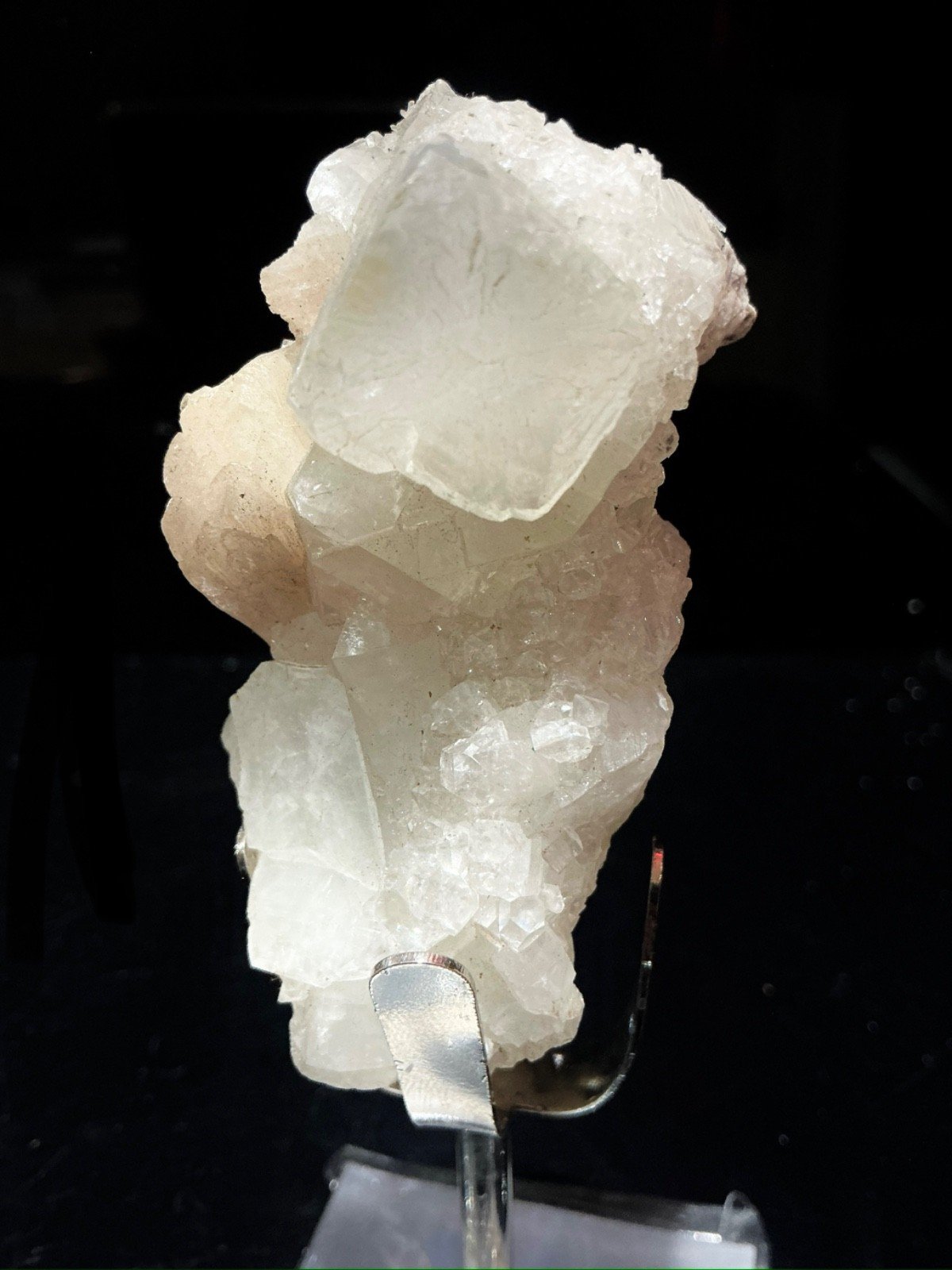 Calcite with Stilbite — Maharashtra — 138 g — view 2