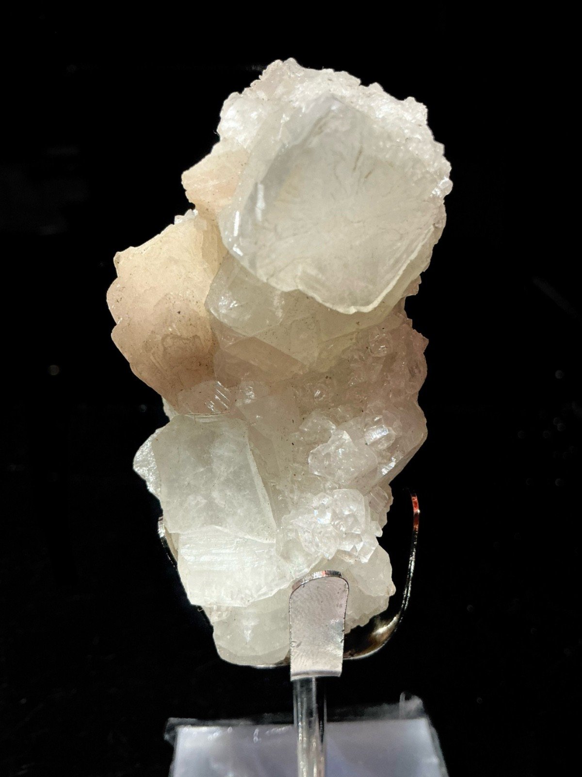 Calcite with Stilbite — Maharashtra — 138 g — view 3
