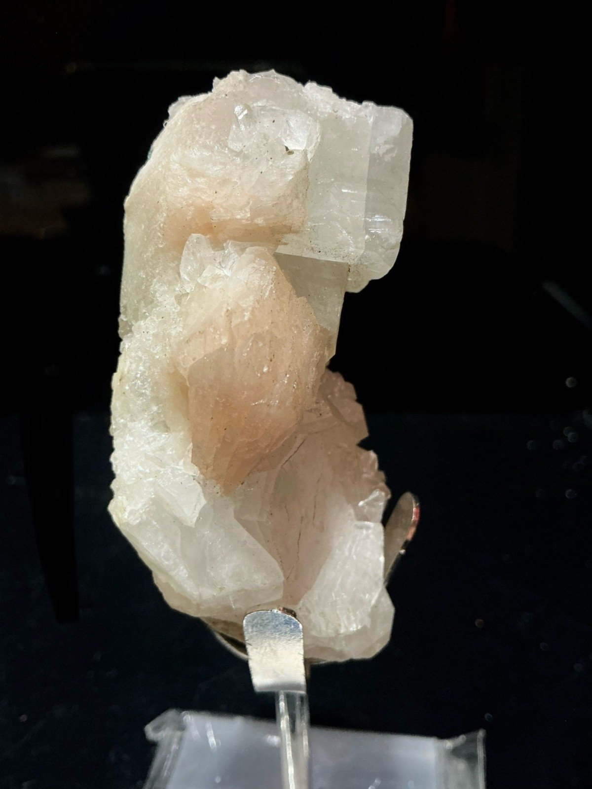 Calcite with Stilbite — Maharashtra — 138 g — view 5