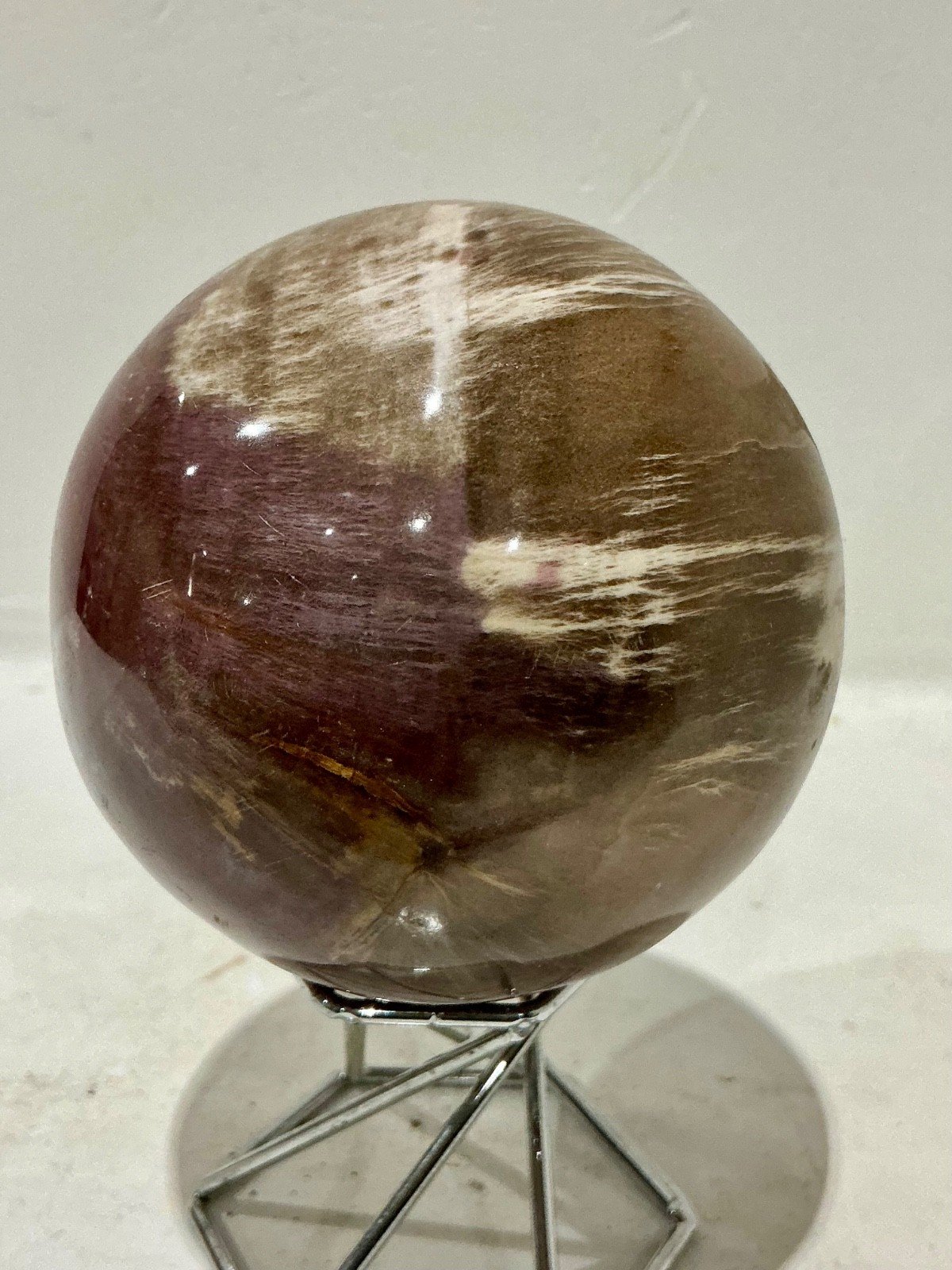 Mookaite Jasper Sphere — Western Australia — 718 g — view 3