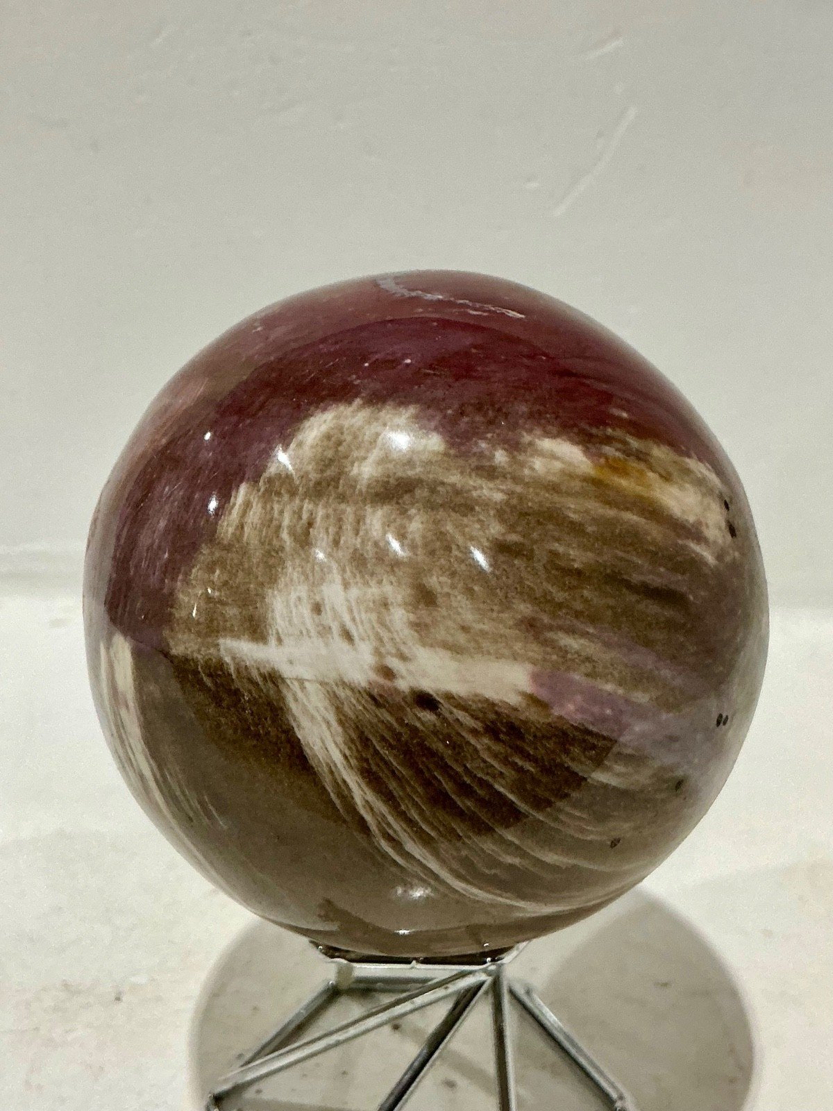 Mookaite Jasper Sphere — Western Australia — 718 g — view 4