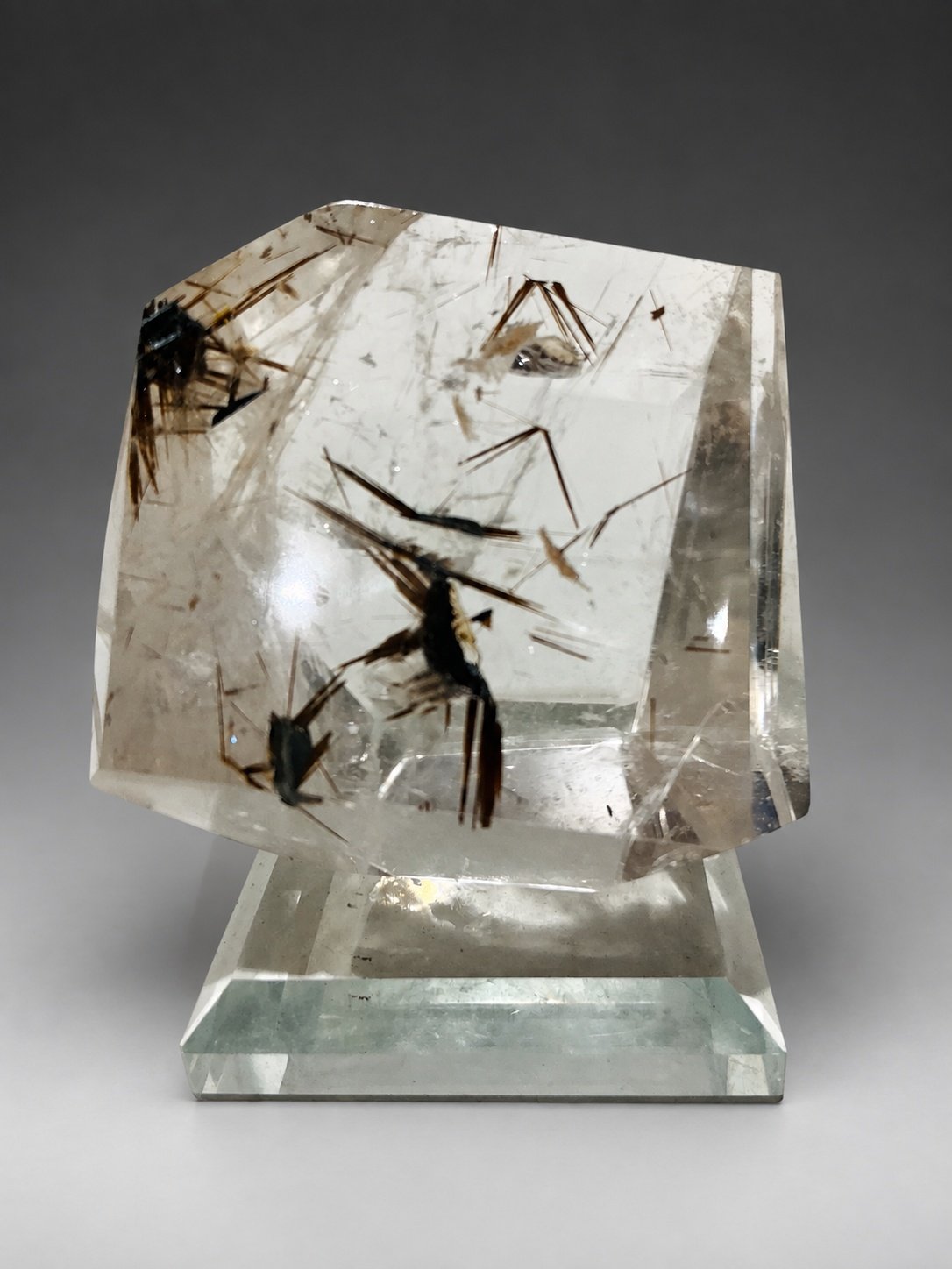 Golden Rutilated Quartz with Hematite — Brazil — 189 g — view 2