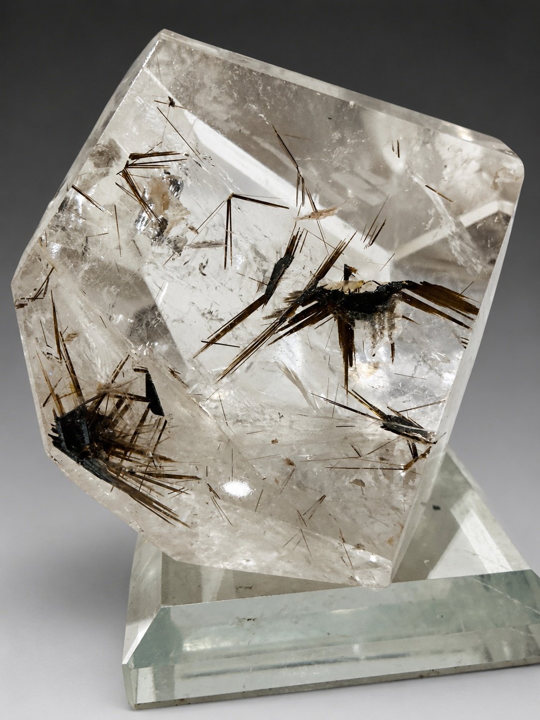Golden Rutilated Quartz with Hematite — Brazil — 189 g — view 3
