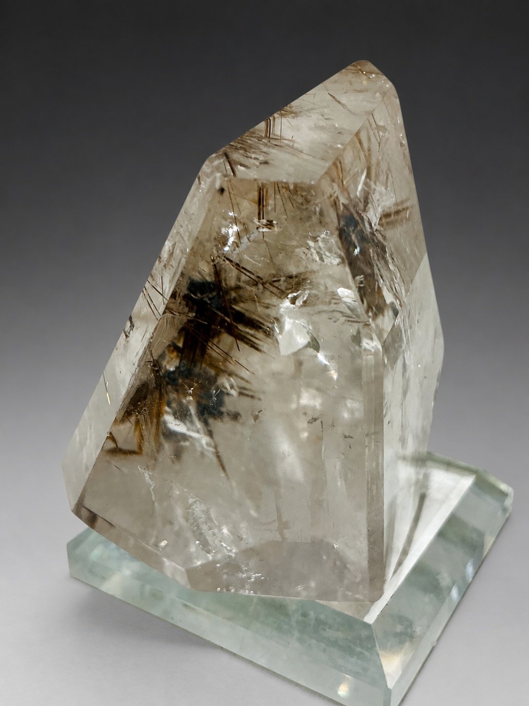 Golden Rutilated Quartz with Hematite — Brazil — 189 g — view 6