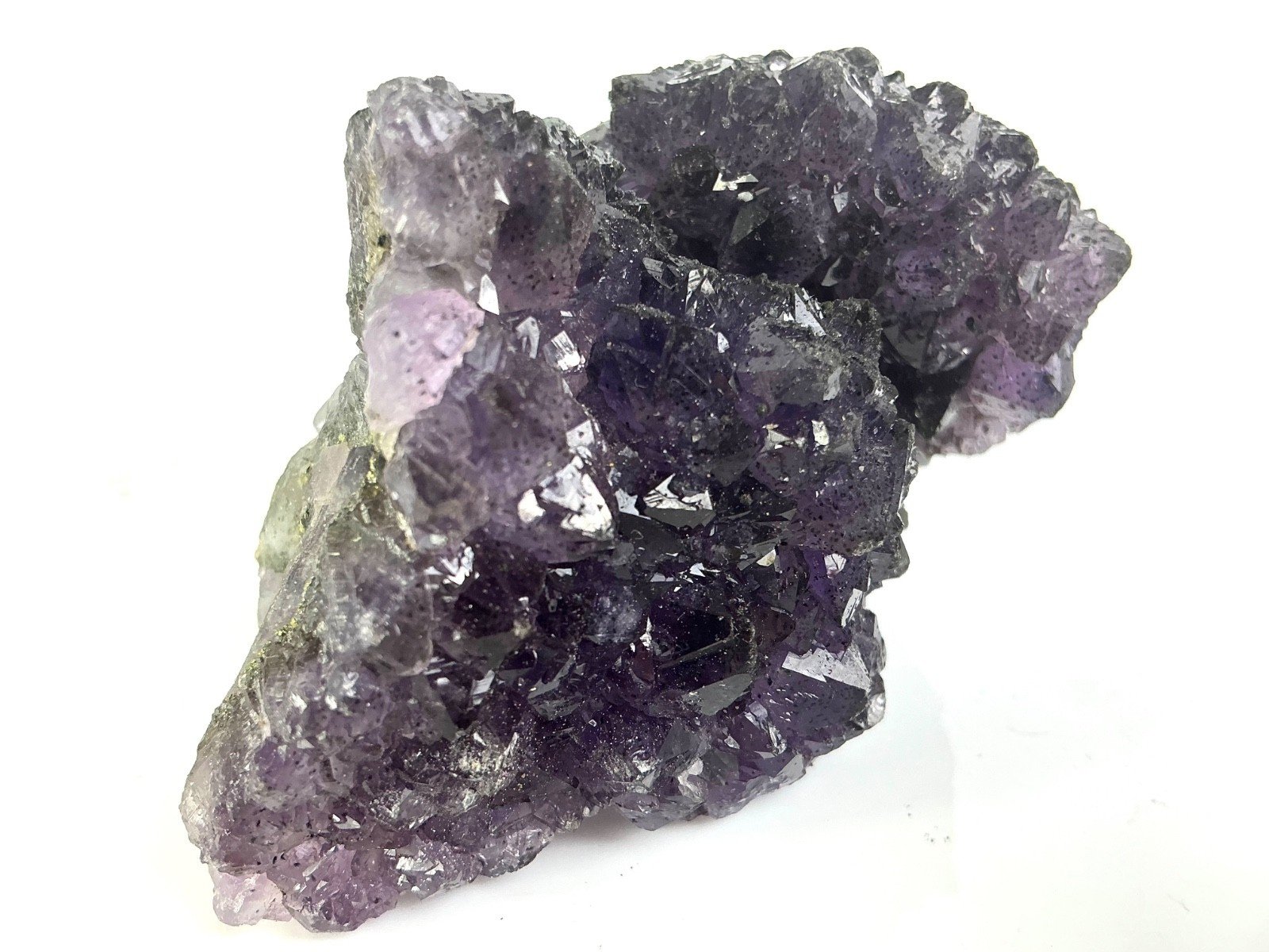 Amethyst with Epidote/Chlorite and Pyrite — Namibia — 204 g — view 6