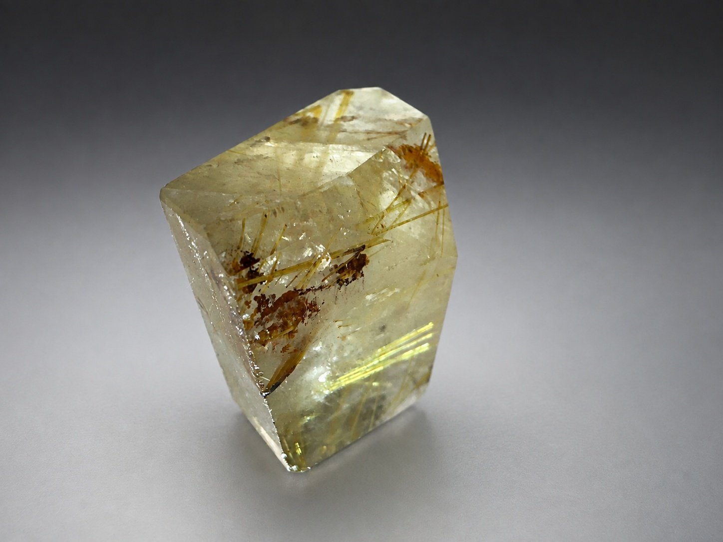 Golden-Copper Rutilated Quartz — Brazil — 25 mm — view 2