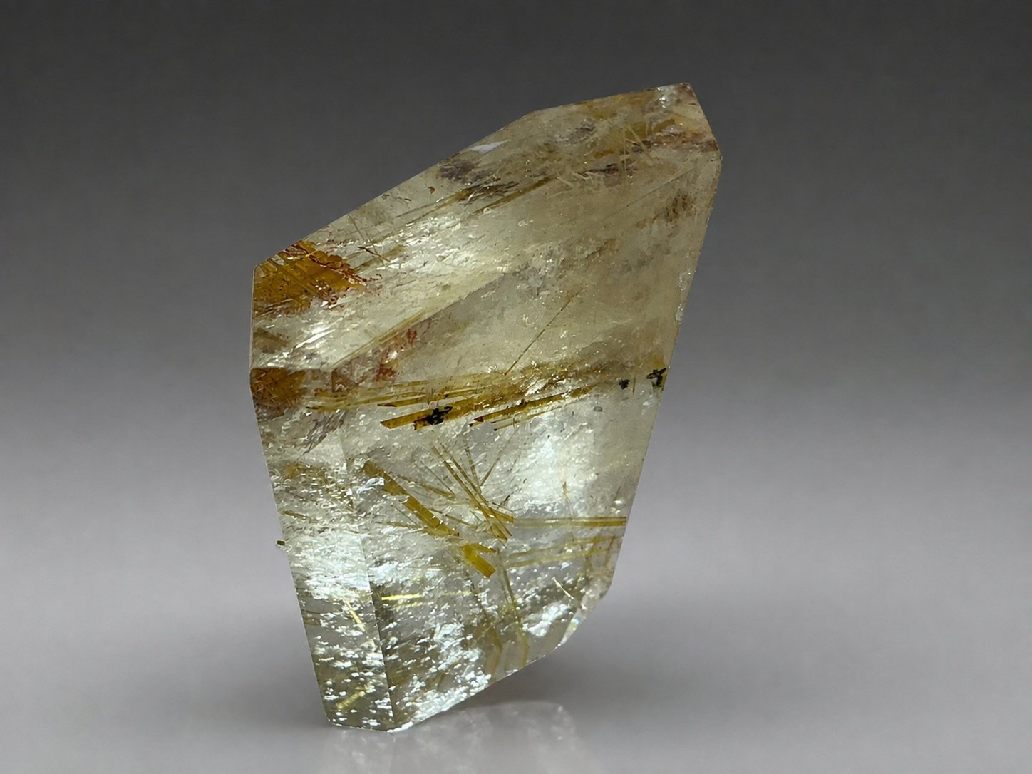 Golden-Copper Rutilated Quartz — Brazil — 25 mm — view 4