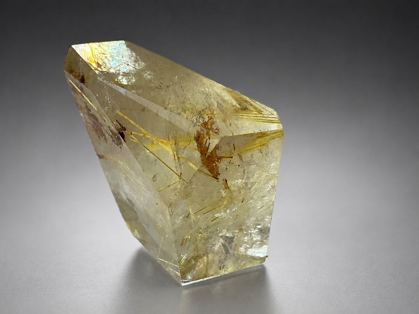 Golden-Copper Rutilated Quartz — Brazil — 25 mm — view 6