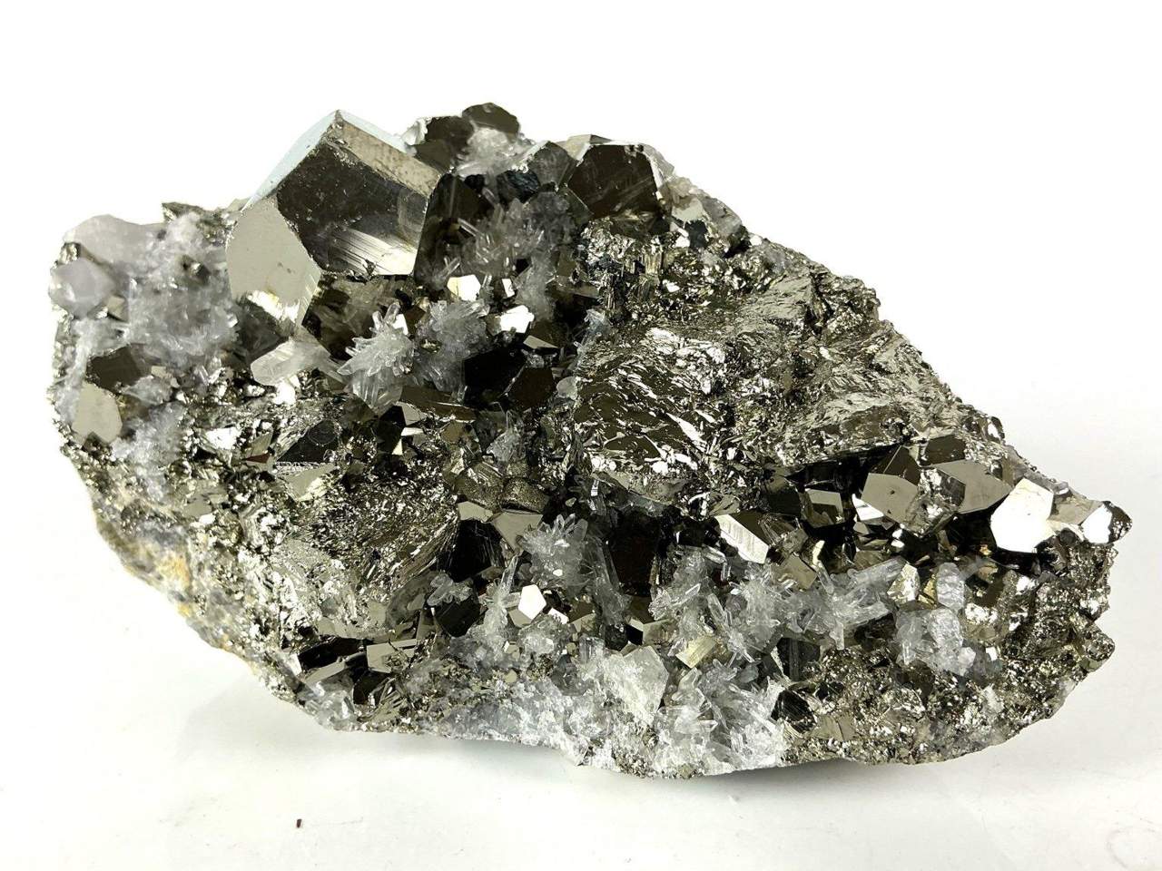 Alimon Mine Pyrite, Sphalerite and Quartz, view 2 of four