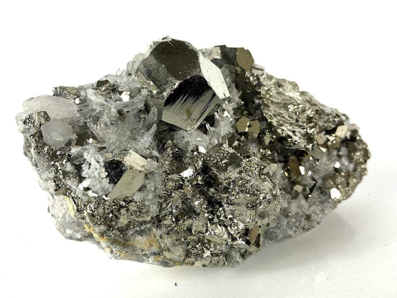 Alimon Mine Pyrite, Sphalerite and Quartz, view 3 of four