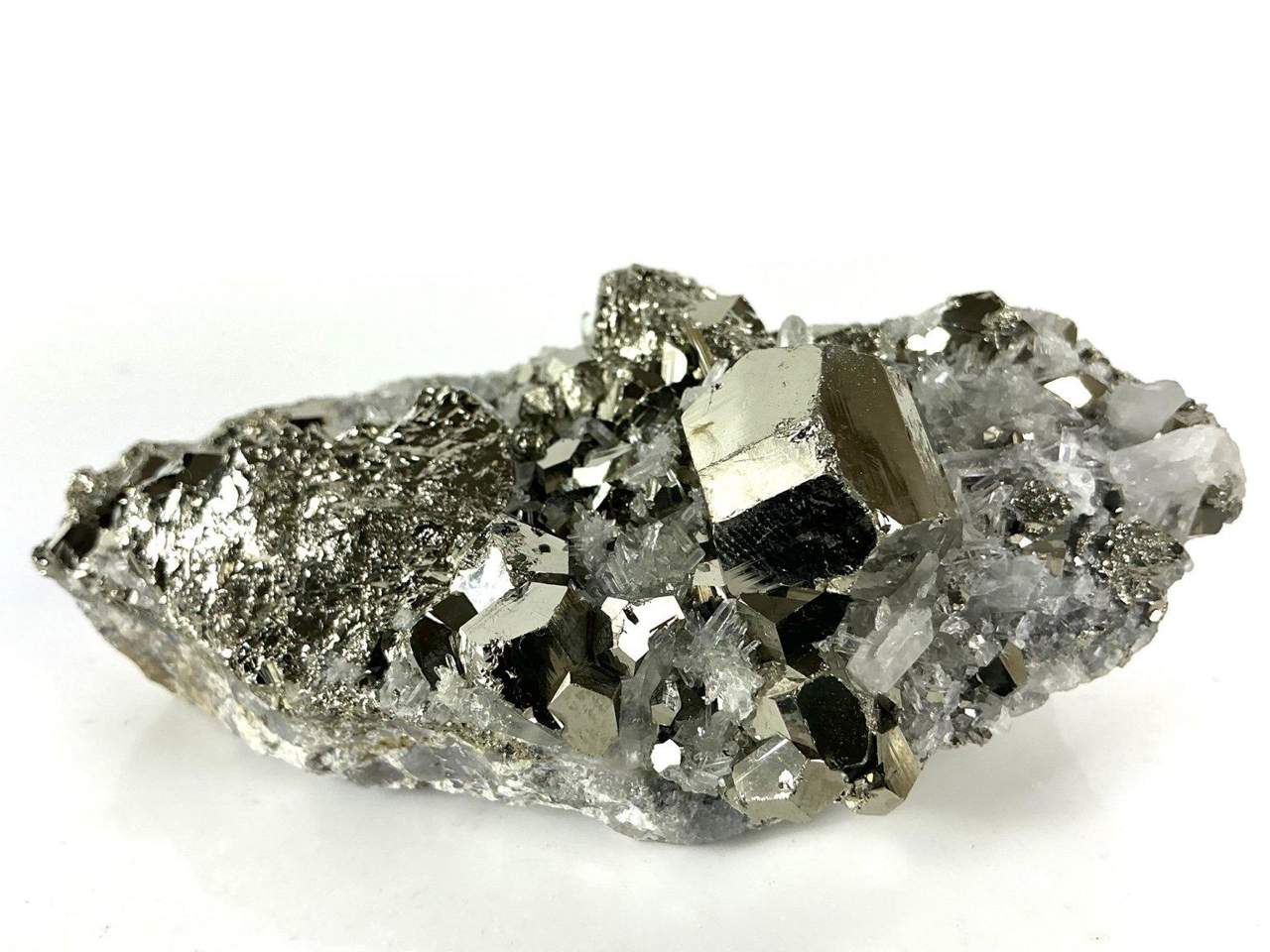 Alimon Mine Pyrite, Sphalerite and Quartz, view 4 of four