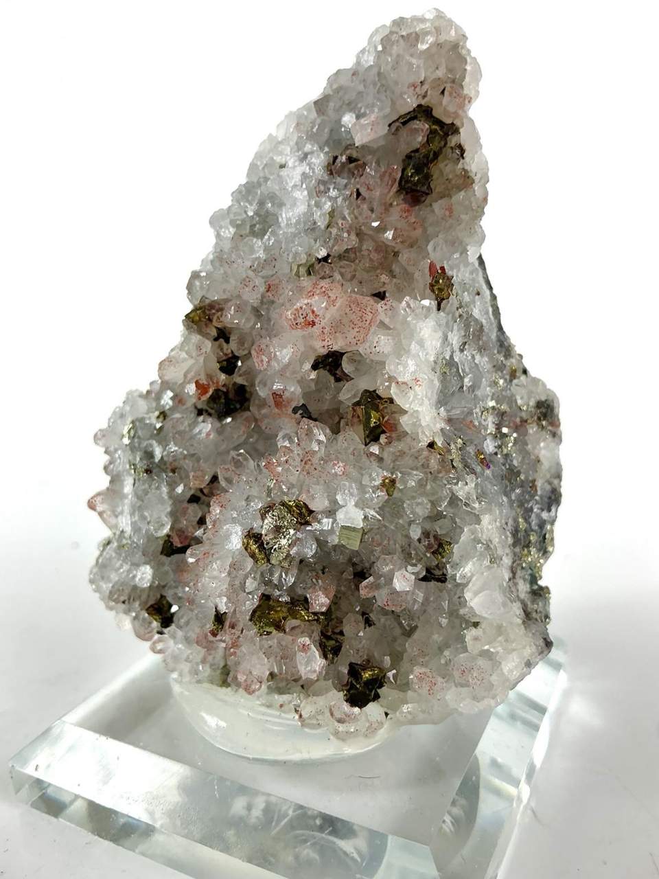 Quartz with Hematite and Pyrite, view 3 of five