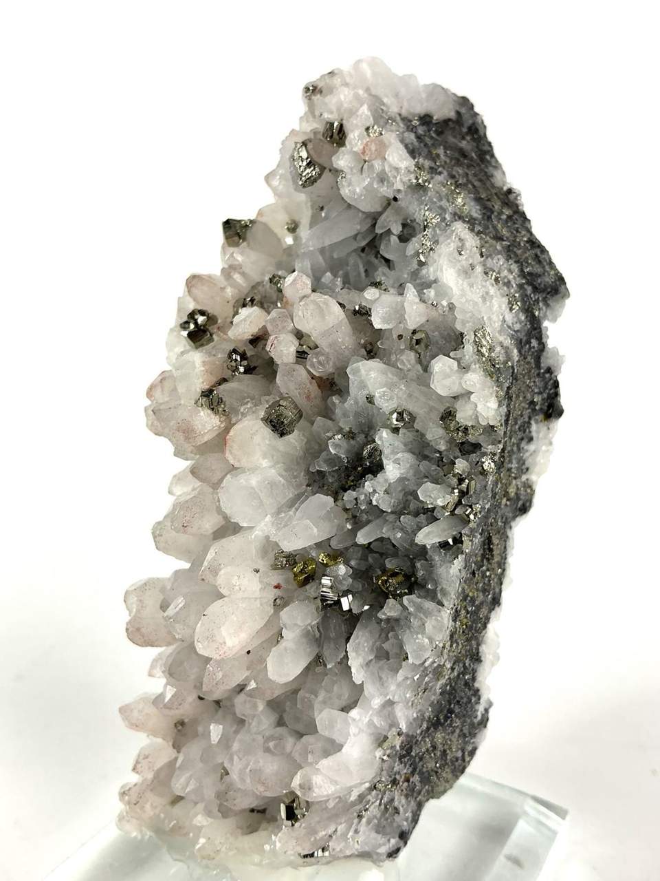 Quartz with Hematite and Pyrite, view 2 of five