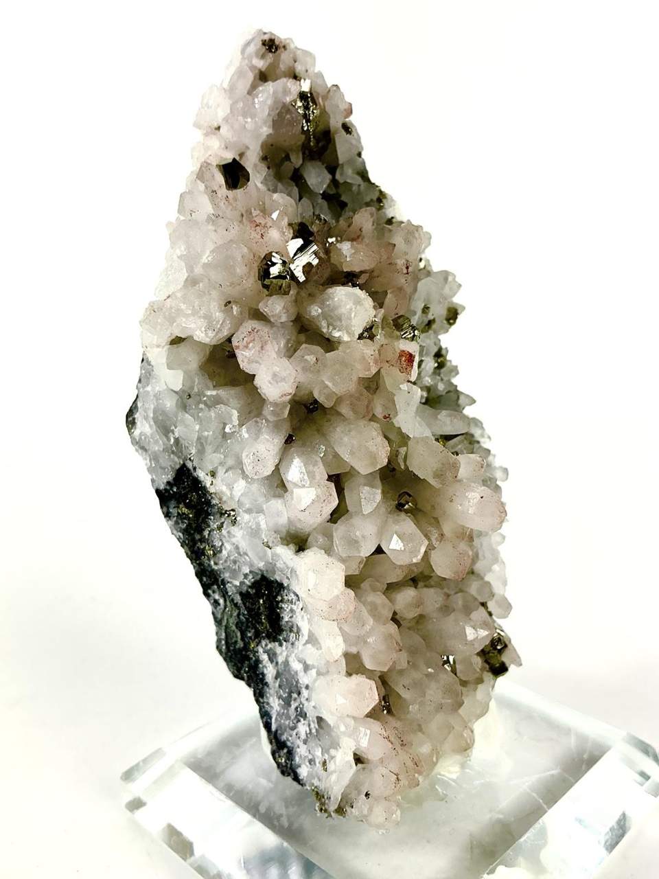 Quartz with Hematite and Pyrite, view 3 of five
