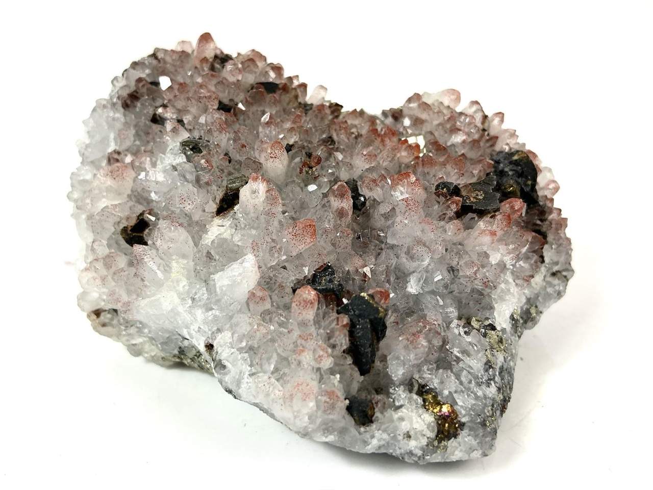 Quartz with Pyrite · Fengjiashan · 214 g, natural view 3 of 4