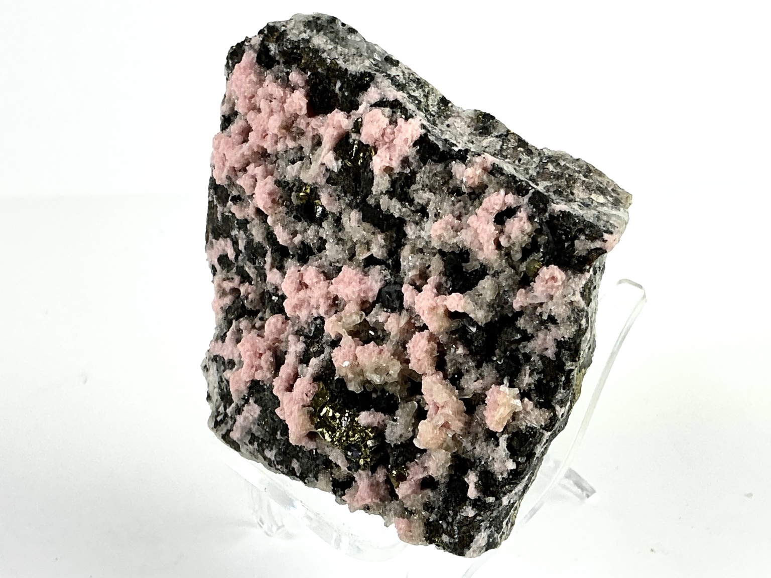 Rhodochrosite association from Starnitsa, view 2 of 5