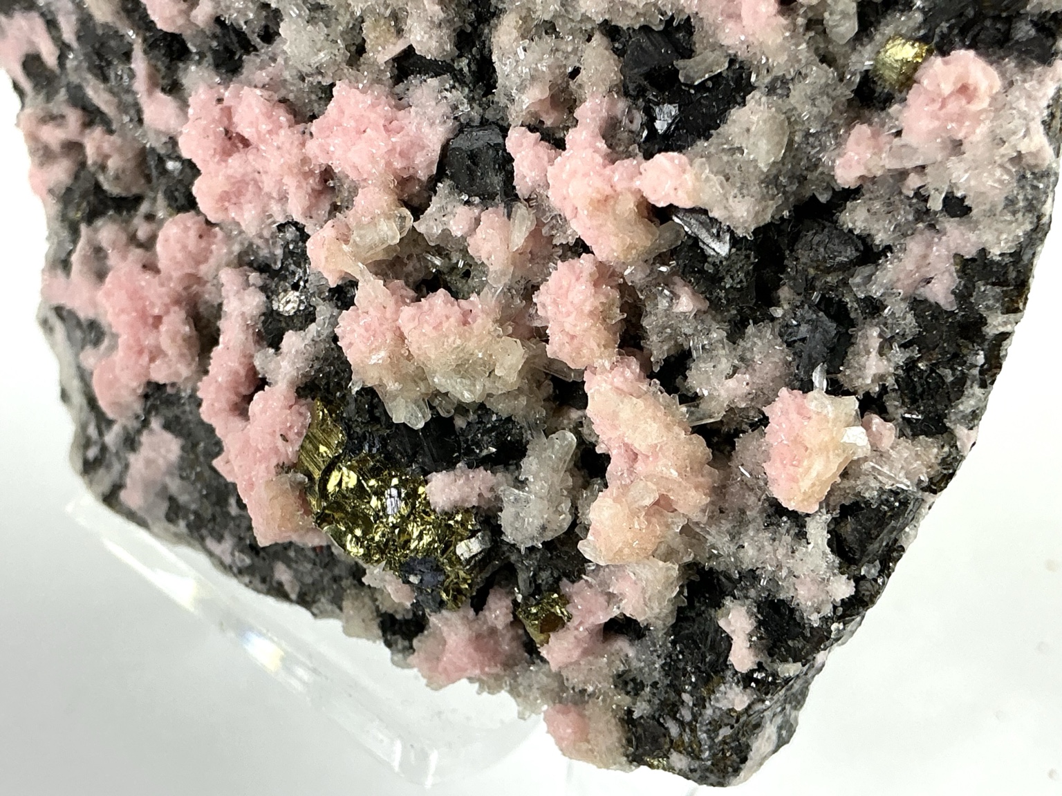 Rhodochrosite association from Starnitsa, view 3 of 5