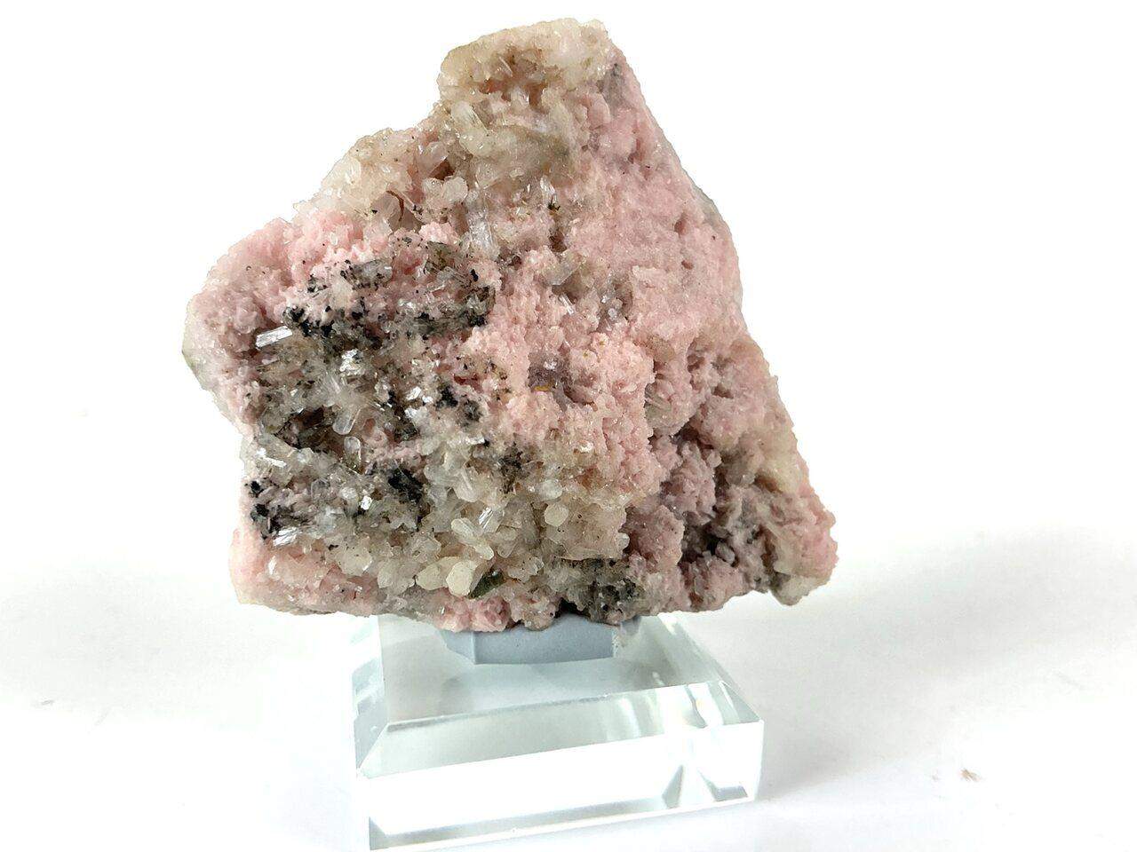 2 of 7: alternate view of the 61 g Bulgarian Rhodochrosite specimen